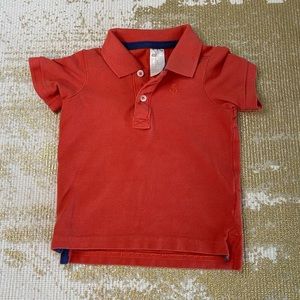 H&M Baby Boy Coral Polo Short | Size 4-6 Months